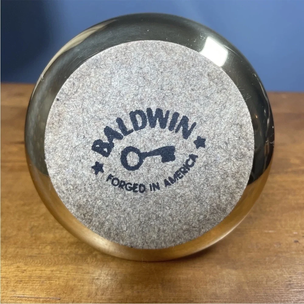 Vintage Baldwin brass Small candle holder 3